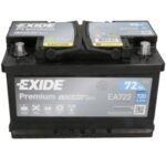 EXIDE PREMIUM 72AH 720A R+
