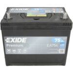EXIDE PREMIUM 75AH 630A R+ JIS