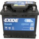 EXIDE EXCELL 50AH 450A R+