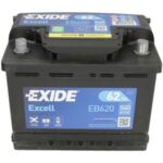 EXIDE EXCELL 62AH 540A R+