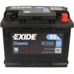 EXIDE CLASSIC 55AH 460A R+