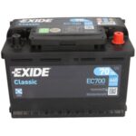 EXIDE CLASSIC 70AH 640A R+