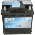 EXIDE EFB 55AH 540A R+