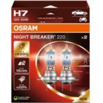 OSRAM H7 NIGHT BREAKER 12V 55W +220% X2