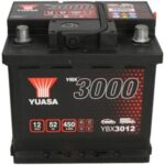 YUASA YBX 3000 52AH 450A R+
