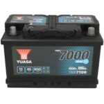 YUASA YBX 7000 EFB 65AH 650A R+
